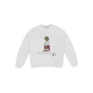 Gray Graphic Men's Sweater